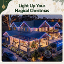 20M Christmas Lights Icicle Light 800 LED Multi-coloured Jingle Jollys-8