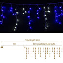20M Christmas Lights Icicle Light 800 LED Blue White Decor Jingle Jollys-3