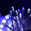 20M Christmas Lights Icicle Light 800 LED Blue White Decor Jingle Jollys-7