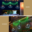 1.8M Christmas Lights 288 LED Bell Motif Light Decorations Jingle Jollys-5
