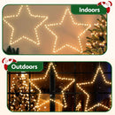 Jingle Jollys Christmas Lights 50cm Star 70 LED Xmas Decorations-2