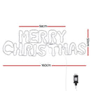 1.6M Christmas Lights Motif 360 LED Rope Light Outdoor Decoration Jingle Jollys-2