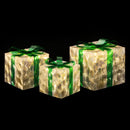 3 PCS Christmas Lights 70 LED Fairy Light Gift Box Jingle Jollys-1