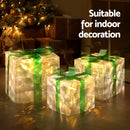 3 PCS Christmas Lights 70 LED Fairy Light Gift Box Jingle Jollys-5