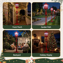 1.8M Christmas Lights Post Lamp LED Outdoor Decorations Jingle Jollys-3