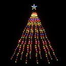 Jingle Jollys 2.5M Christmas Lights Waterfall String Light 300 LED Star Topper-1