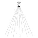 Jingle Jollys 2.5M Christmas Lights Waterfall String Light 300 LED Star Topper-7