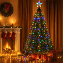 Jingle Jollys 2.5M Christmas Lights Waterfall String Light 300 LED Star Topper-6