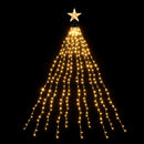 Jingle Jollys 2.5M Christmas Lights Waterfall String Light 300 LED Star Topper-2