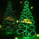 1.7M Christmas Tree 230 LED RGB Motif Lights Jingle Jollys-7