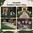 Jingle Jollys 4 Pack Christmas Lights Path Lights Garden Decoration Outdoor Pathway Lighting-4
