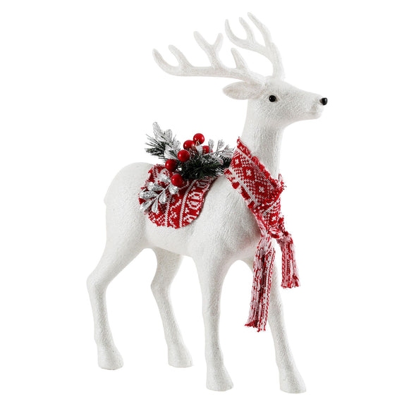 Jingle Jollys Christmas Reindeer 45cm Glitter Deer Ornaments Party Decorations