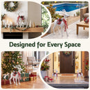 Jingle Jollys Christmas Reindeer 45cm Glitter Deer Ornaments Party Decorations-5