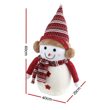 Jingle Jollys Christmas Snowman Handicraft Ornaments Party Decorations 60cm - 0