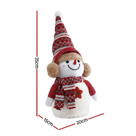 Jingle Jollys Christmas Snowman Handicraft Ornaments Party Decorations 35cm - 0