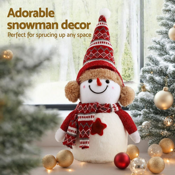 Jingle Jollys Christmas Snowman Handicraft Ornaments Party Decorations 35cm