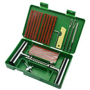 A 33 - piece set Green Heavy - Duty Tubeless Tyre Repair Kit - Emergency Puncture Plug Set for Cars, Motorcycles & ATVs - RnR Galore