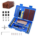 A 58 - piece set Blue Heavy - Duty Tubeless Tyre Repair Kit - Emergency Puncture Plug Set for Cars, Motorcycles & ATVs - RnR Galore