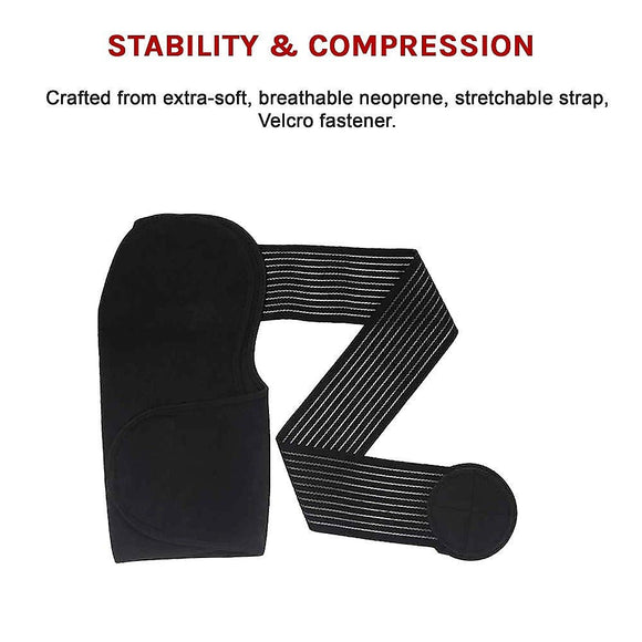 Adjustable Shoulder Support Brace Strap Compression Bandage Wrap - RnR Galore