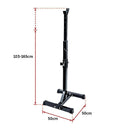 Adjustable Squat Rack Pair Steel Barbell Bench Press Stands Gym Home - RnR Galore