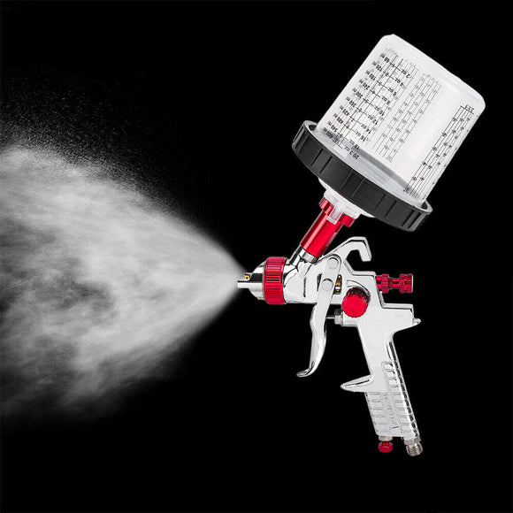Air HVLP Spray Gun Paint Gun 600CC Gravity Feed Cup 1.4mm 1.7mm 2mm Tip AU Stock - RnR Galore