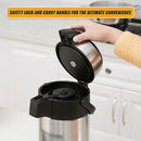 Air Pot for Tea Coffee 5L Pump Action Insulated Airpot Flask Drink Dispenser - RnR Galore