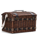 Alfresco 4 Person Picnic Basket Set Insulated Storage Blanket - RnR Galore