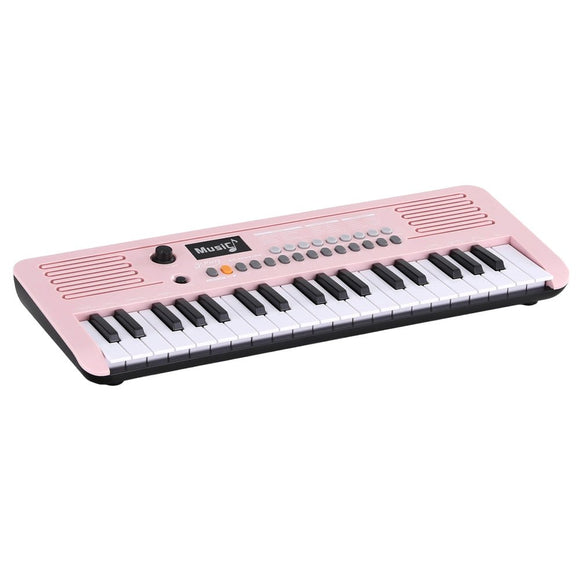 Alpha 37 - Key Digital Piano Keyboard for Kids Beginners Electronic Keyboard Piano Gift Pink - RnR Galore