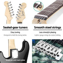 Alpha 41 Inch Electirc Guitar Humbucker Pickup Switch Amplifier Black - RnR Galore