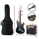 Alpha Electric Guitar Music String Instrument 20W Amplifier Black - RnR Galore