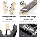 Alpha Electric Guitar Music String Instrument 20W Amplifier Black - RnR Galore