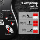 Alpha Electric Guitar Music String Instrument 20W Amplifier Black - RnR Galore