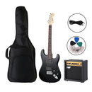 Alpha Electric Guitar Music String Instrument 20W Amplifier Black - RnR Galore