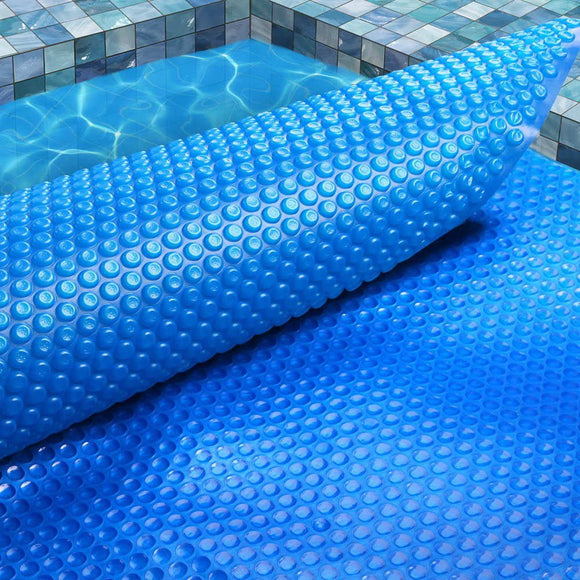 Aquabuddy Pool Cover 8x4.2m 400 Micron Swimming Pool Solar Blanket Blue - RnR Galore
