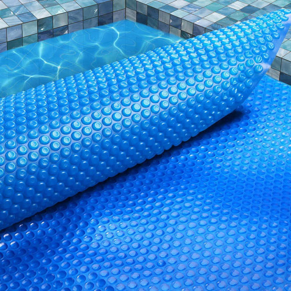 Aquabuddy Pool Cover 8x4.2m 400 Micron Swimming Pool Solar Blanket Blue - RnR Galore