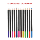 Art Sketch Pencils Oil Drawing Colouring Graphite Charcoal Pencil Set 72pcs/set - RnR Galore