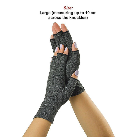 Arthritis Gloves Compression Joint Finger Hand Wrist Support Brace - Large - RnR Galore