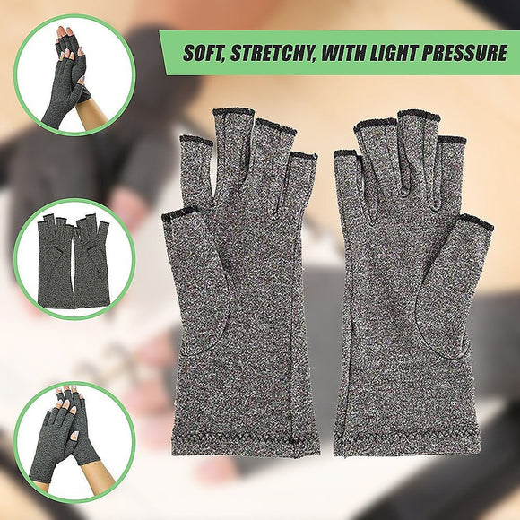 Arthritis Gloves Compression Joint Finger Hand Wrist Support Brace - Medium - RnR Galore