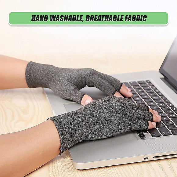 Arthritis Gloves Compression Joint Finger Hand Wrist Support Brace - Medium - RnR Galore