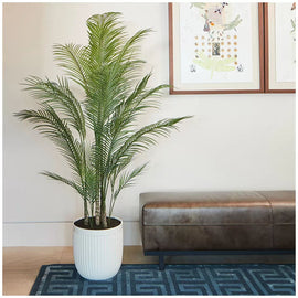 Artificial Palm Tree In Ribbed Pot 2M - RnR Galore