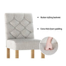 Artiss 2x Bar Stools Linen Upholstered Chairs - RnR Galore