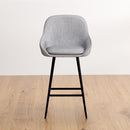 Artiss 2x Bar Stools Upholstered Stool Counter Seat Kitchen Dining Chairs - RnR Galore