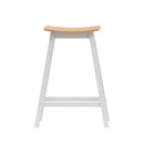 Artiss 2x Bar Stools Wooden Chairs Oak - RnR Galore