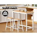 Artiss 2x Bar Stools Wooden Chairs Oak - RnR Galore