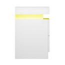 Artiss 2X Bedside Table LED 2 Drawers Lift - up Storage - COLEY White - RnR Galore