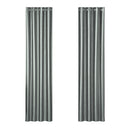 Artiss 2X Blockout Curtains Eyelet 140x230cm Grey Shine - RnR Galore