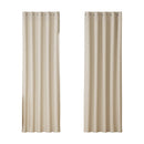 Artiss 2X Blockout Curtains Eyelet 180x213cm Beige - RnR Galore