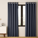 Artiss 2X Blockout Curtains Eyelet 180x213cm Charcoal - RnR Galore