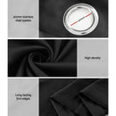 Artiss 2X Blockout Curtains Eyelet 240x230cm Black - RnR Galore