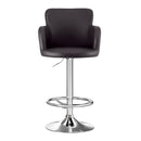 Artiss 2x Leather Bar Stools Swivel Adjustable Gas Lift PU Counter Chairs Brown - RnR Galore